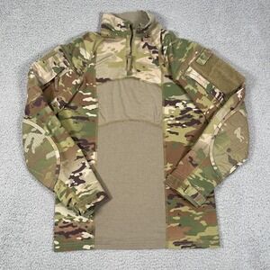 Sekri Army Combat Shirt Mens S Multicam Camo BDU‎ Made in USA Pockets Stretch